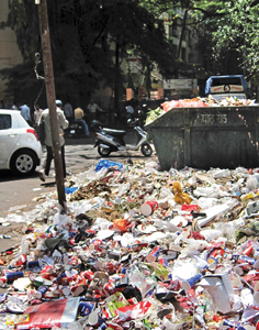 Community bins Failure of Community bins; It’s a gory sight to see garbage all around the bins rather than inside it. Community bins have created more issues than solutions,” PMC