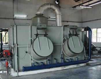 Biomedical waste disposing site