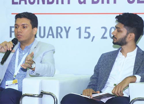 LtoR Chirag Bhatia, Director, 5asec India - SB Fabcare Pvt. Ltd & Nakul Jain, Co-Founder, The Laundry Basket