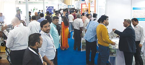 Crowd at the stall