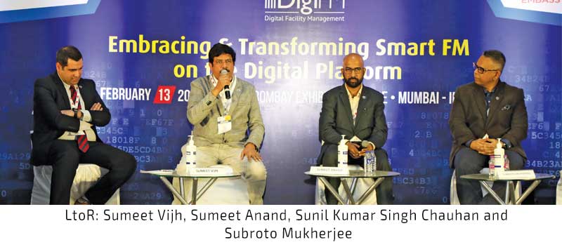 LtoR Sumeet Vijh, Sumeet Anand, Sunil Kumar Singh Chauhan and Subroto Mukherjee