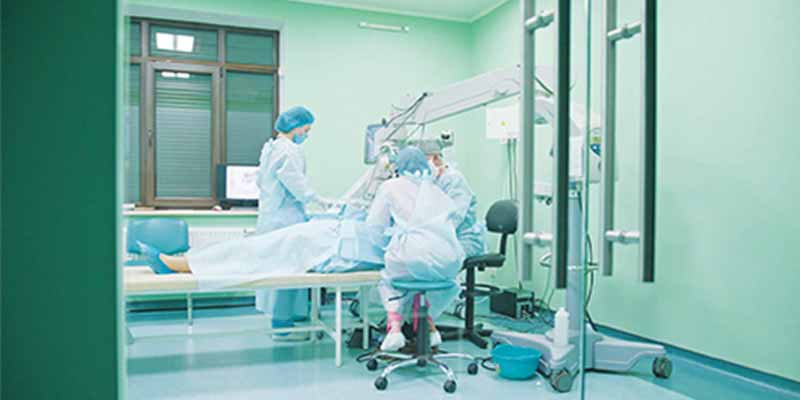 Air purifying technology  to disinfect State hospitals