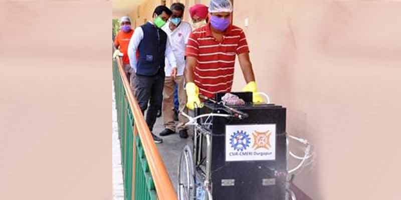 Mobile indoor disinfection sprayer to combat COVID-19