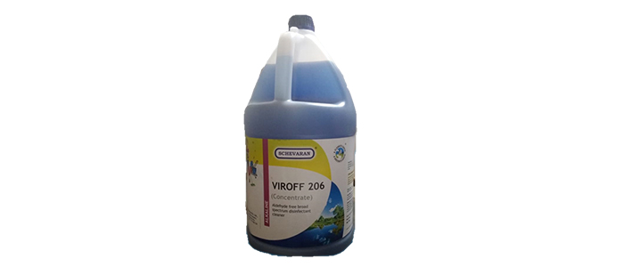 VIROFF 206 (Concentrate) Broad spectrum disinfectant cleaner concentrate
