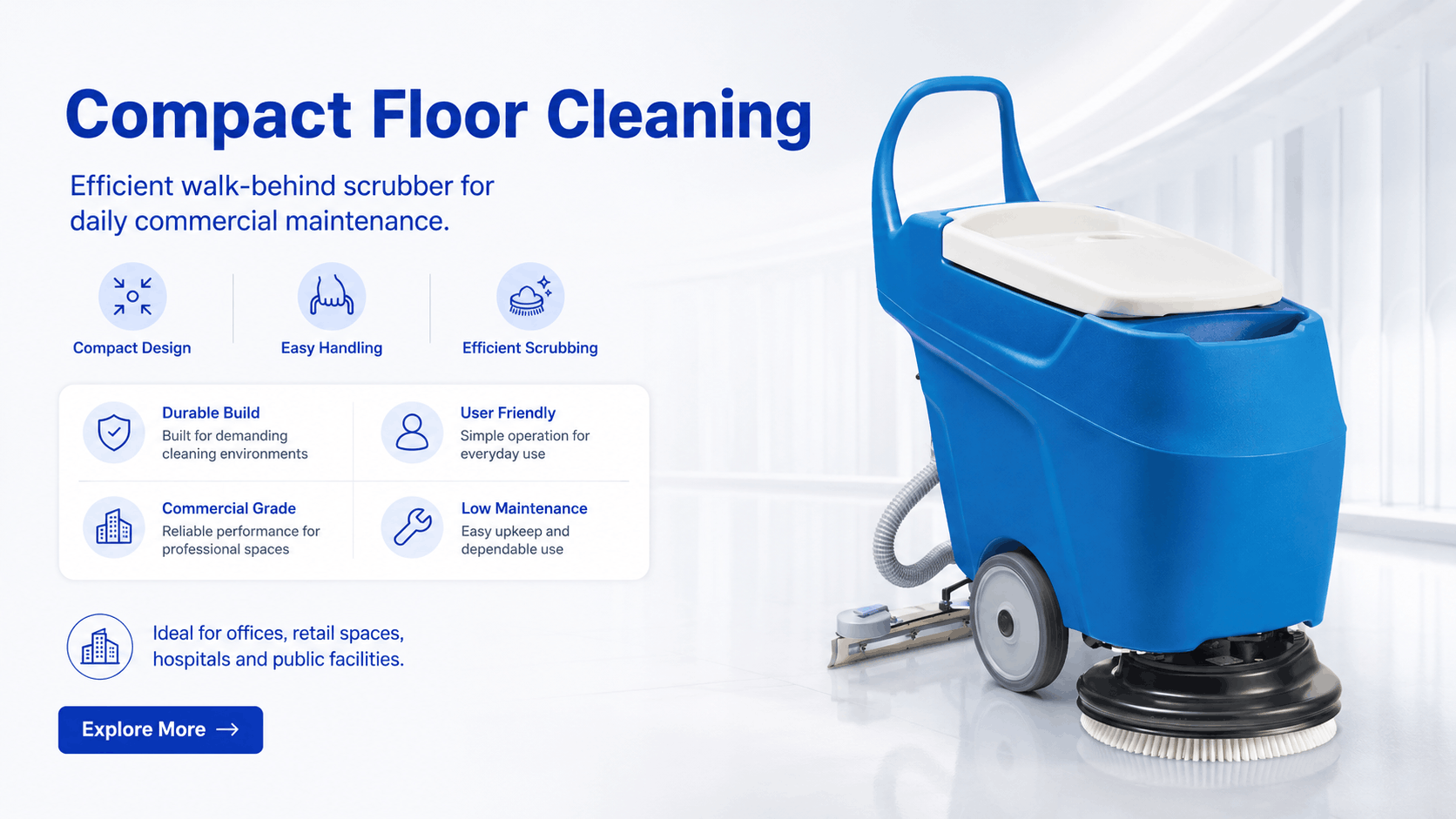 Compact Floor Cleaning