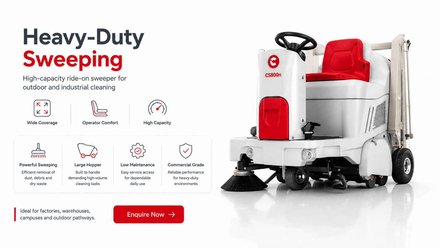 Ride-On Sweeper