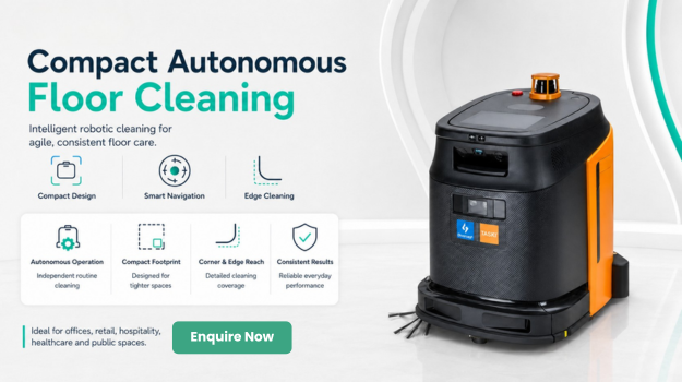 TASKI Phantas AI-powered robotic scrubber