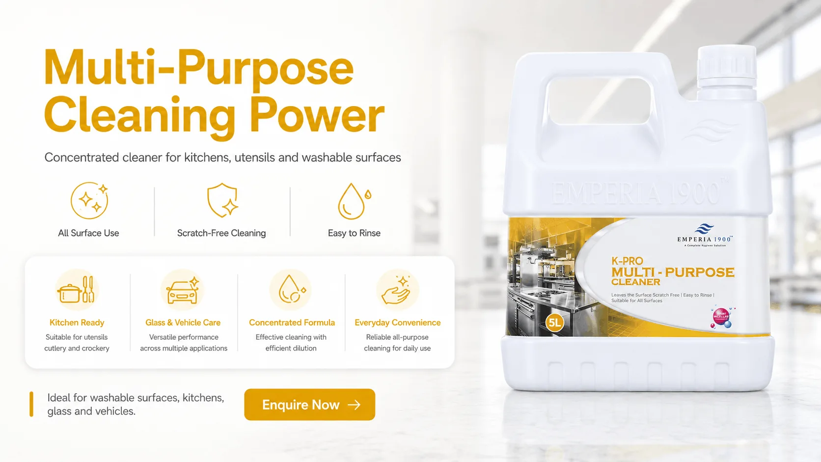 EMPERIA 1900 K-Pro Multi-Purpose Cleaner — multi-purpose cleaning power