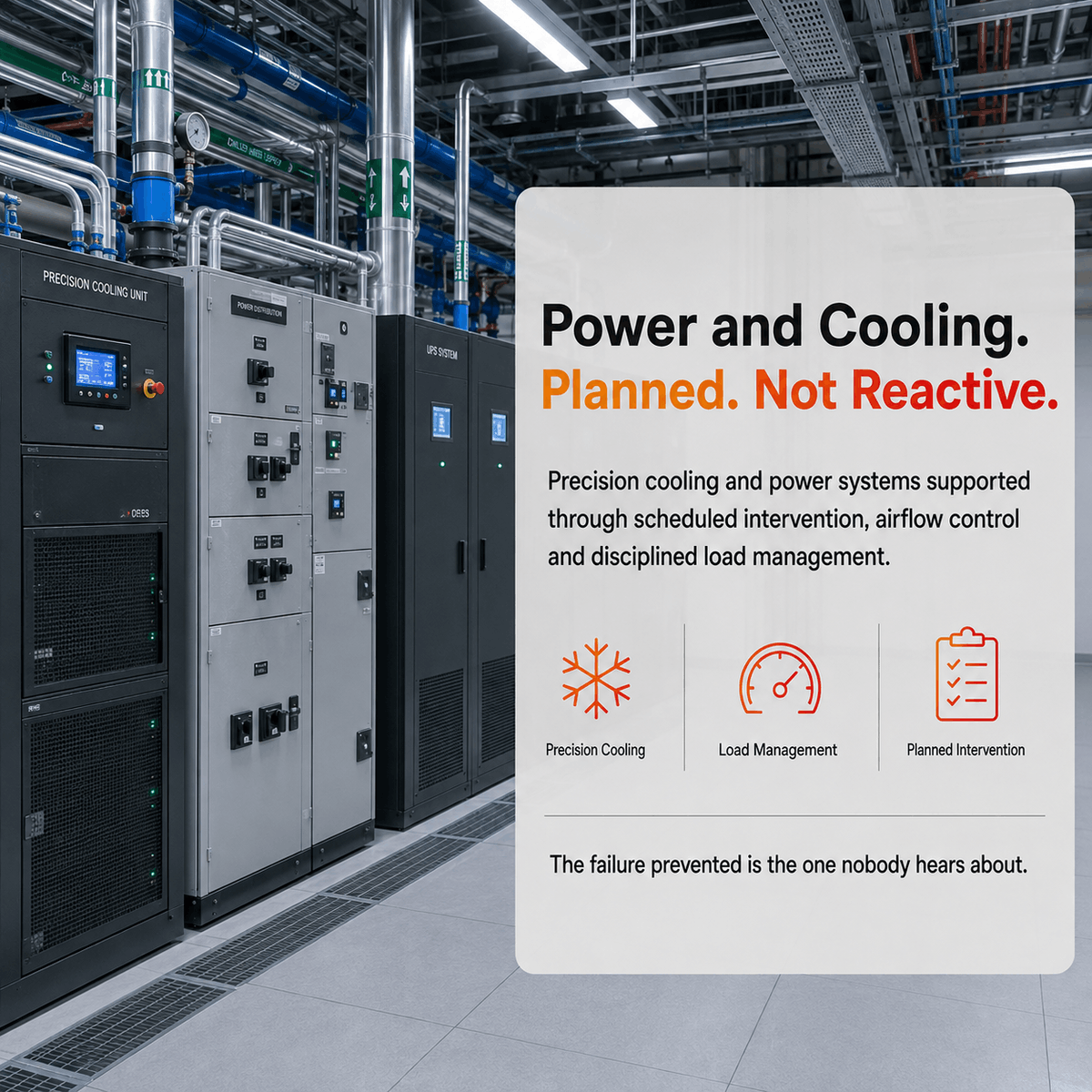 DTSS white space monitoring in a data hall