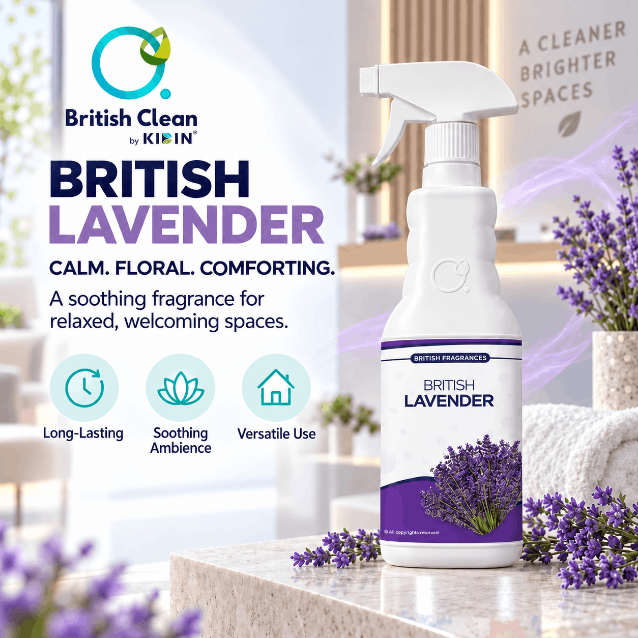 British Clean S5 British Lavender air freshener