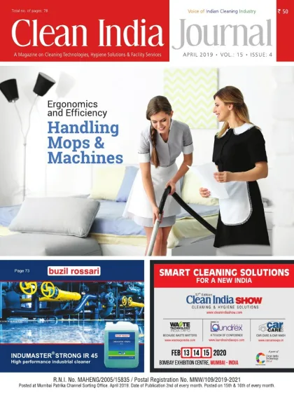 Clean India Journal cover, April 2019