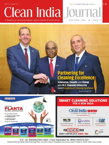 Clean India Journal cover, July 2019