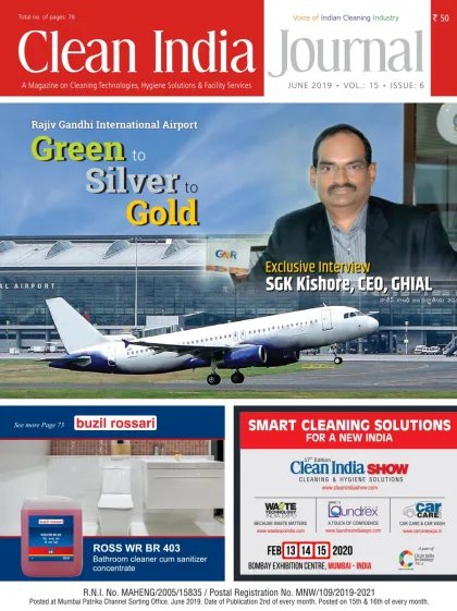 Clean India Journal cover, June 2019