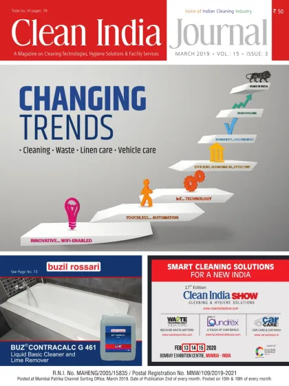 Clean India Journal cover, March 2019