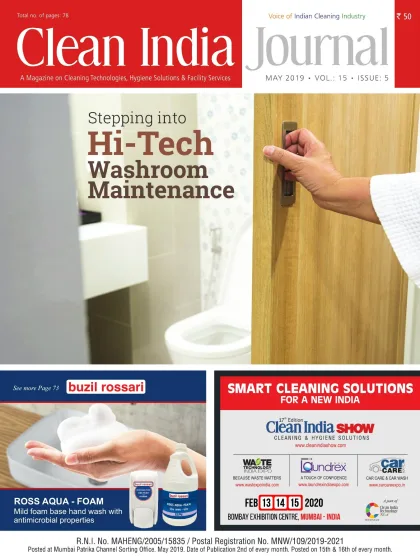 Clean India Journal cover, May 2019