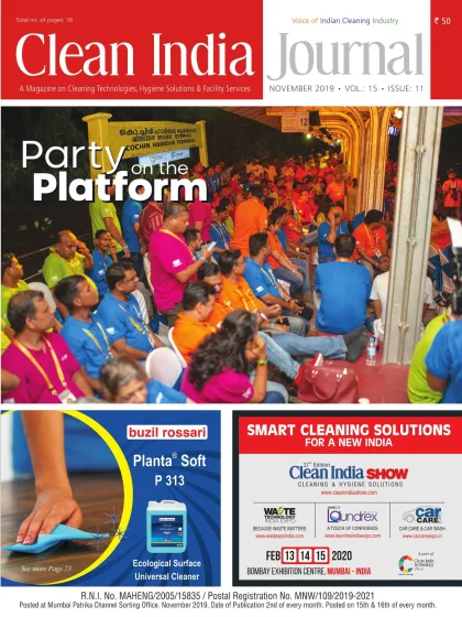 Clean India Journal cover, November 2019