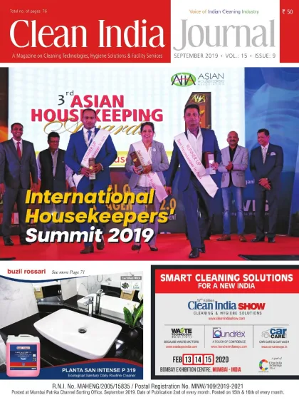 Clean India Journal cover, September 2019