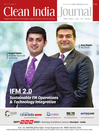 Clean India Journal cover, April 2023