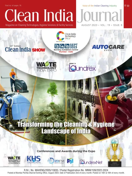 Clean India Journal cover, August 2023