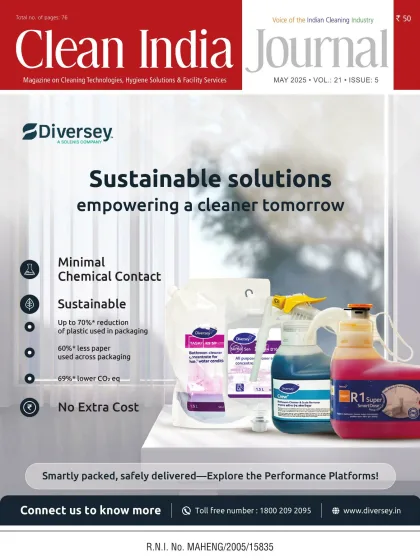 Clean India Journal cover, May 2025