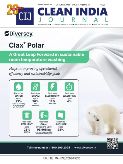 Clean India Journal cover, October 2025